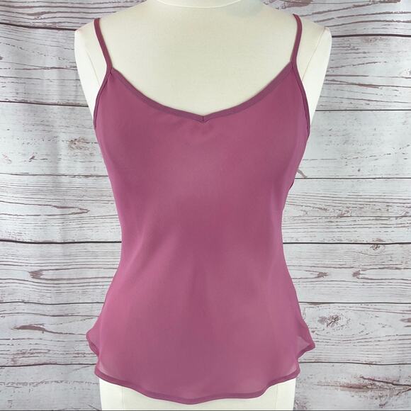 Apt. 9 sheer camisole mauve purple - Picture 1 of 7